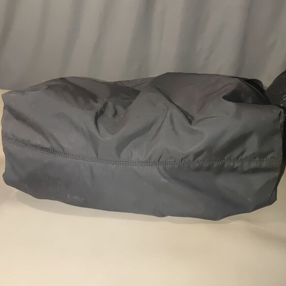 Lululemon Athletica Black Neon Yellow Large Gym Go Bag Adjustable Strap Pockets - Picture 8 of 12